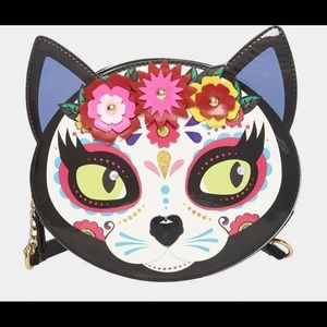 Betsey Johnson Halloween Cat Crossbody Purse